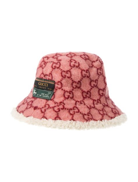 gucci striped hat pink|Gucci Hats for Women .